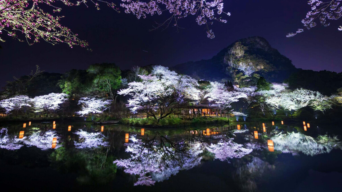  走進充滿禪意的夜世界！teamLab打造，日本九州「御船山樂園光之祭」，美不勝收的視覺體驗！
