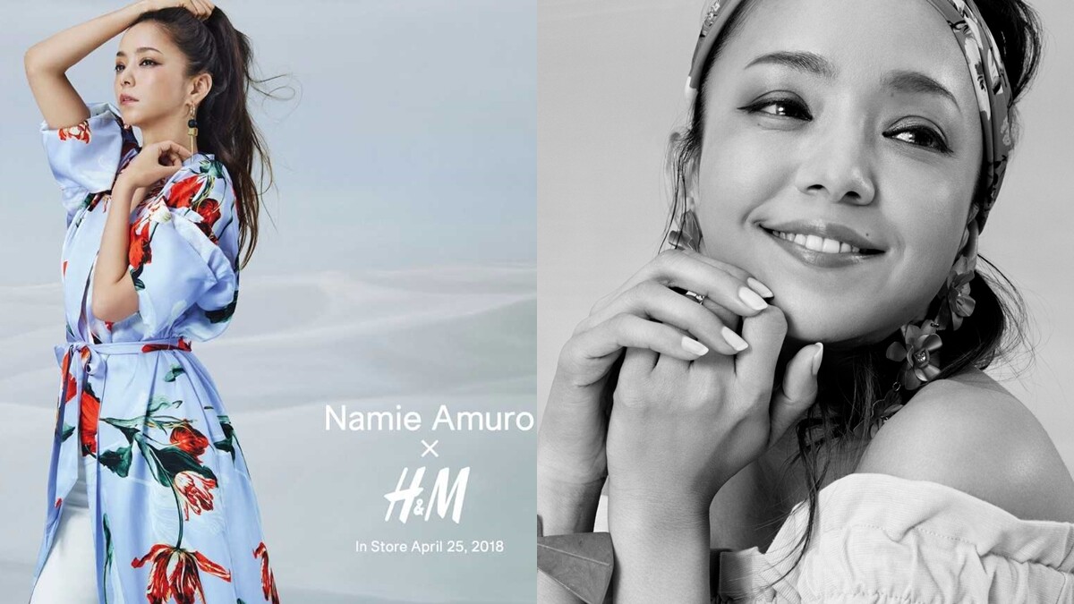 女神魅力讓人著迷！安室奈美惠代言H&M 2018年渡假系列，絕美形象照釋出