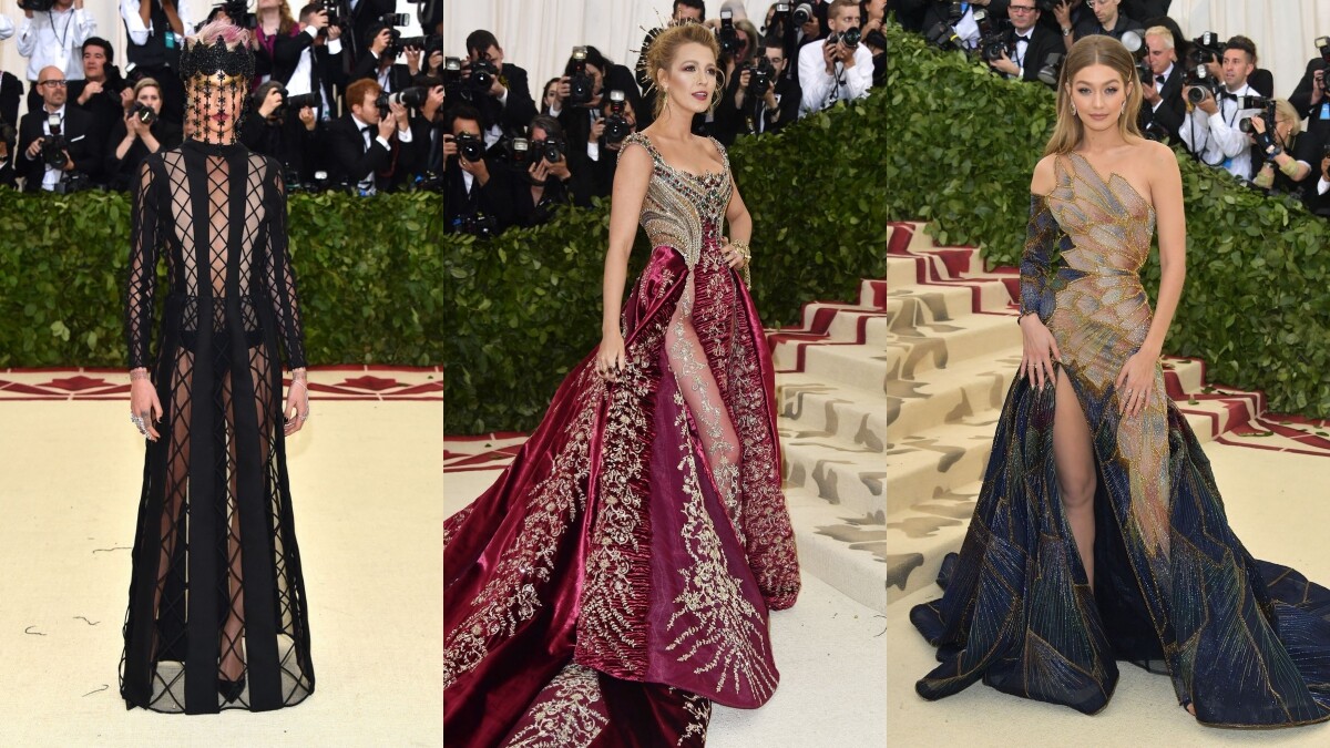 最時髦的教皇造型都在這裡！蕾哈娜、凱蒂佩芮…2018 Met Gala紅毯造型直擊