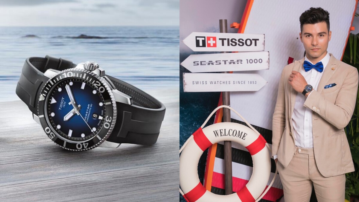 Tissot天梭錶今夏正式進攻運動版圖，以超強性能的自動款潛水腕錶「潛」入你心！