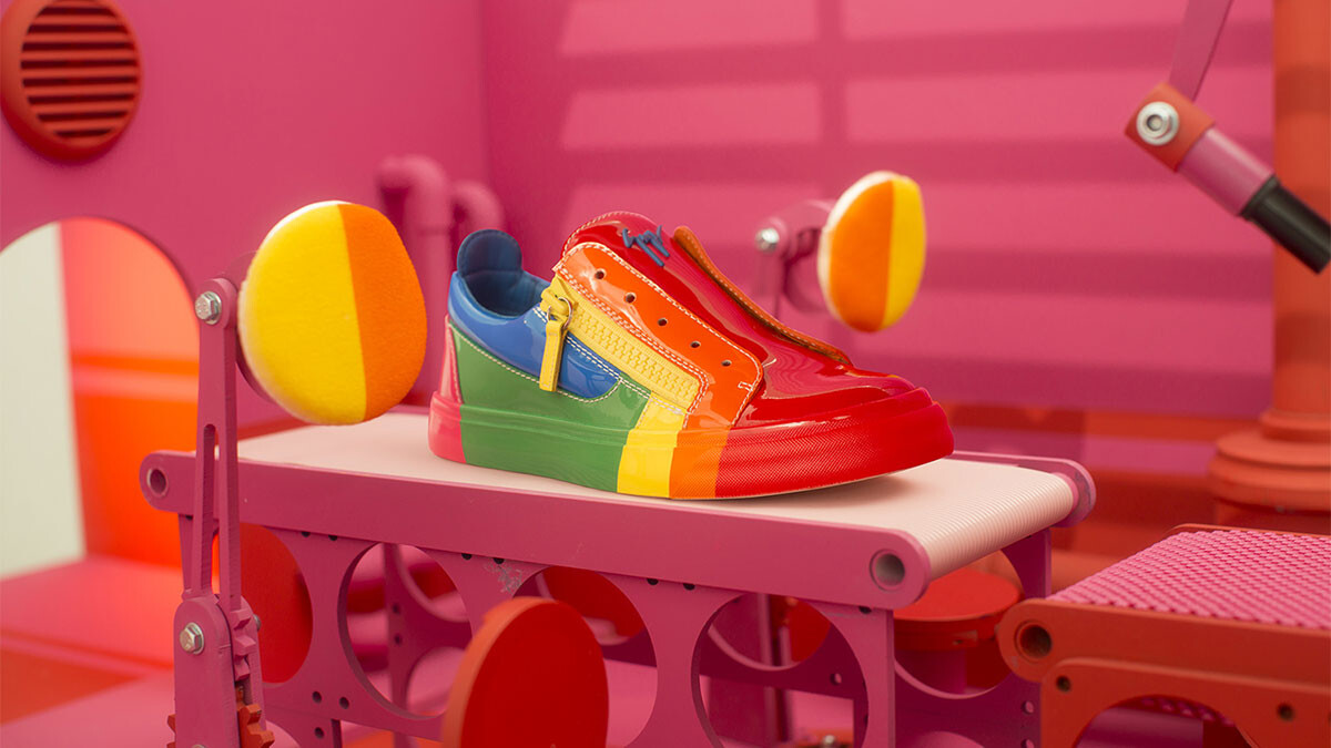 穿在腳上的一道彩虹！Giuseppe Zanotti全新「RNBW」運動鞋，繽紛配色新登場