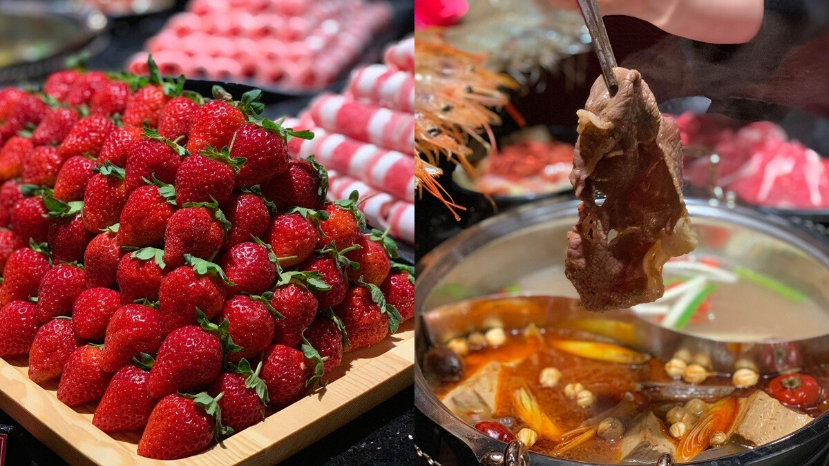 草莓巨塔太犯規了！不只滿足肉控，馬辣祭出期間限定大湖草莓吃到飽、頂級雙蝦免費升級