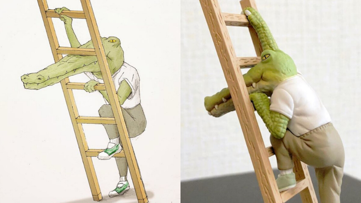 人生好難，厭世一下！日本插畫家keigo 「鱷魚先生」公仔作品將於夏天發售！