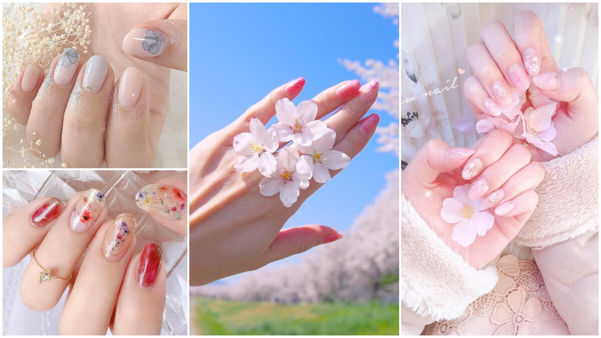 指彩也來到櫻花季～8款櫻花光療指彩靈感，瞬間氣質爆棚不收不行！