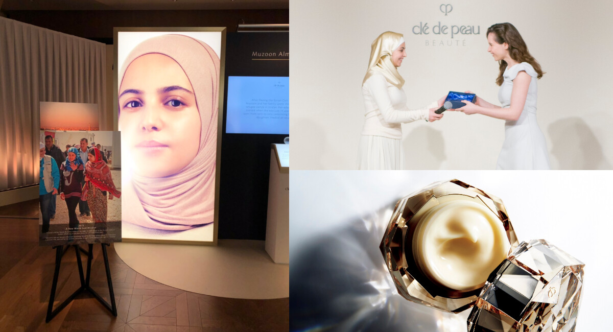 頂級美妝品牌肌膚之鑰宣布女孩教育慈善承諾，難民身分國際親善大使穆宗獲獎