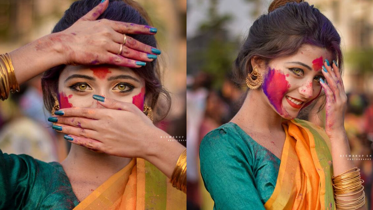 這雙眼睛會電人！印度美人兒 Joyeeta 這組慶典美照，已經讓全世界瘋狂了！
