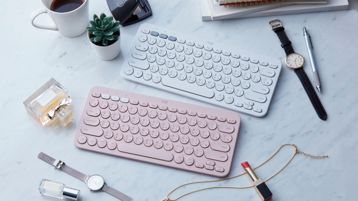 充滿粉嫩少女心的鍵盤來了！羅技K380藍牙鍵盤推出玫瑰粉、珍珠白2款夢幻新色