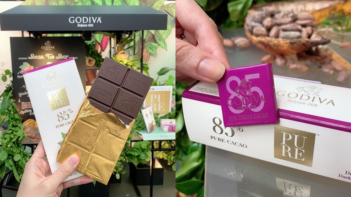 只有3天！GODIVA推出全新85%濃醇黑巧克力系列，打造全台唯一快閃活動