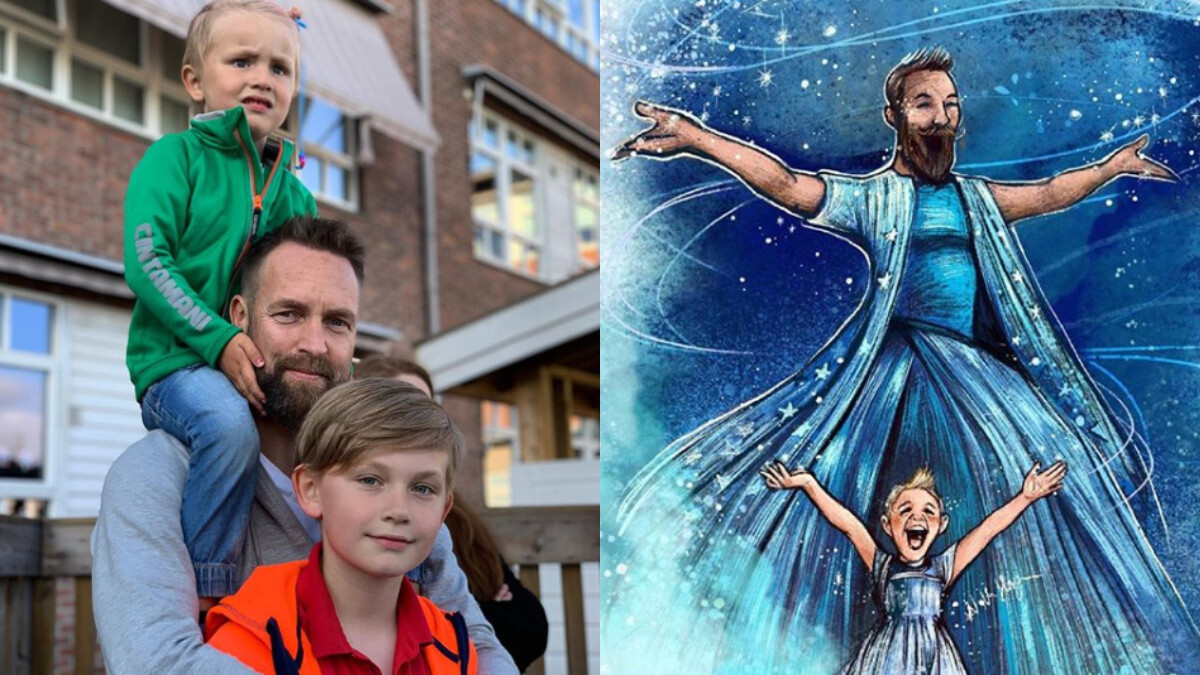  誰說只有女孩能愛她！挪威老爸與兒子扮 Elsa 合跳《冰雪奇緣》主題曲，這畫面太美太溫馨~