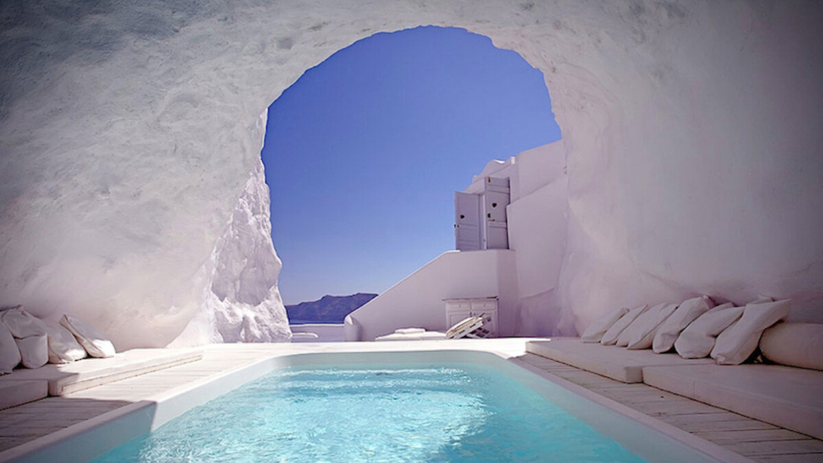 【歐洲旅行】希臘最美酒店想衝一波！夢幻全白建築和地中海風格泳池