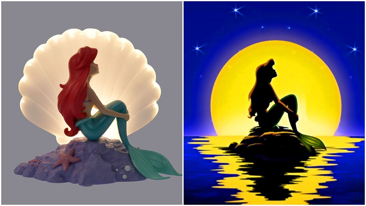 迪士尼《小美人魚》超夢幻周邊來了！「貝殼夜燈」照亮艾麗兒…立刻神還原30年前海報