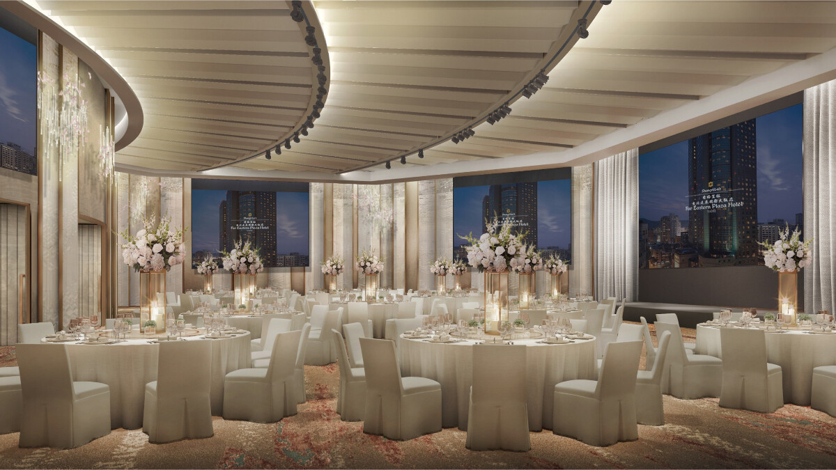 香格里拉台北遠東國際大飯店 變身藝術殿堂！25週年改裝遠東宴會廳 結合宋代美學與科技巨幕天際