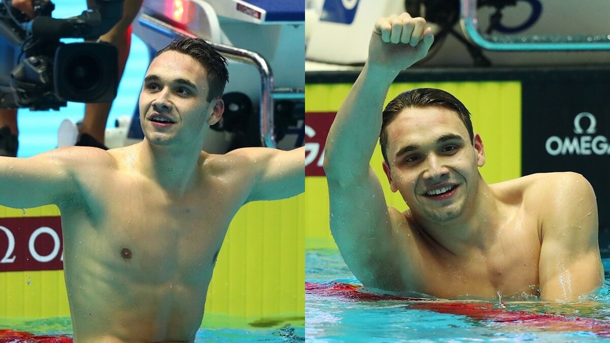 19歲匈牙利泳壇小鮮肉Kristof Milak太猛了！打破飛魚200蝶世界紀錄，娃娃臉小可愛成泳壇新星