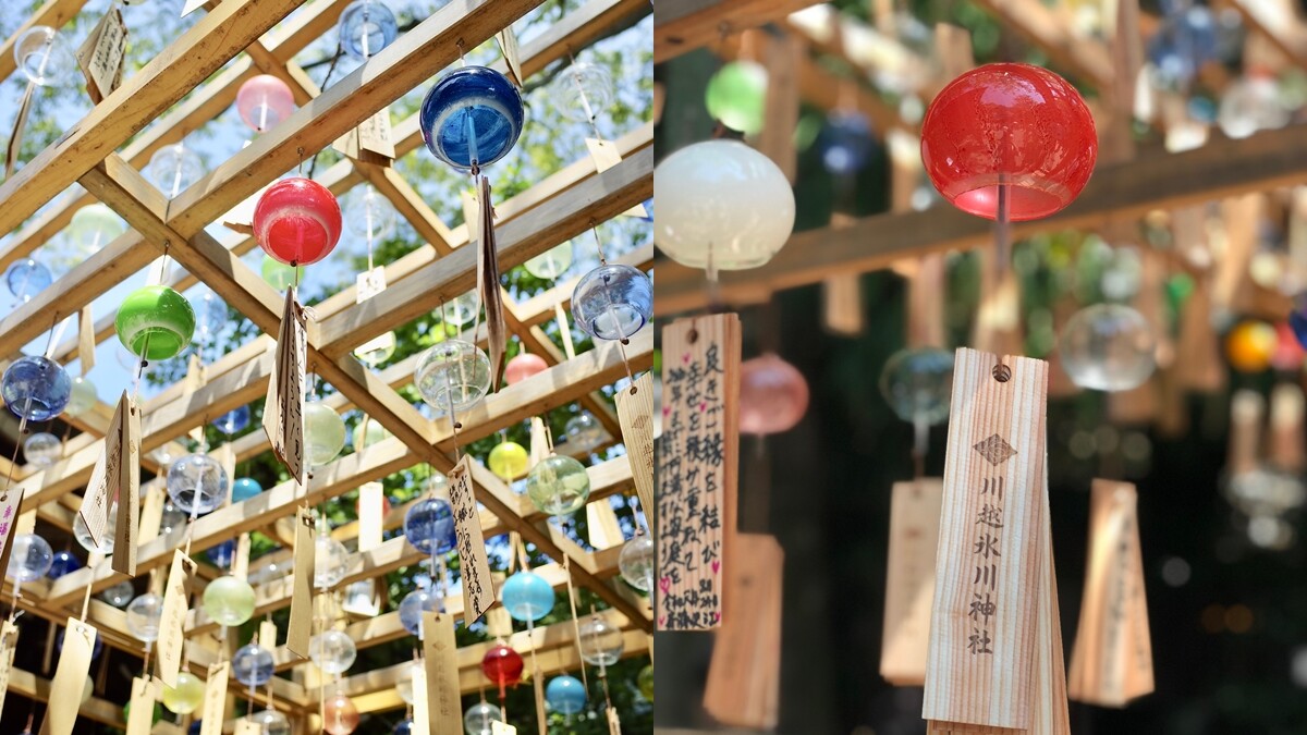 【MiKU玩日本】夏天到川越絕不可錯過冰川神社的「結緣風鈴祭」，讓戀愛心願隨風傳遞，脫單就靠這次