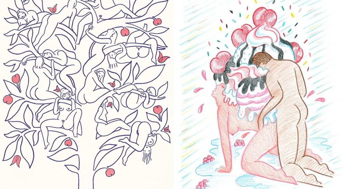 歡迎光臨性愛烏托邦！美國IG情慾插畫家，Alphachanneling：「情慾是一種神聖的表達儀式。」