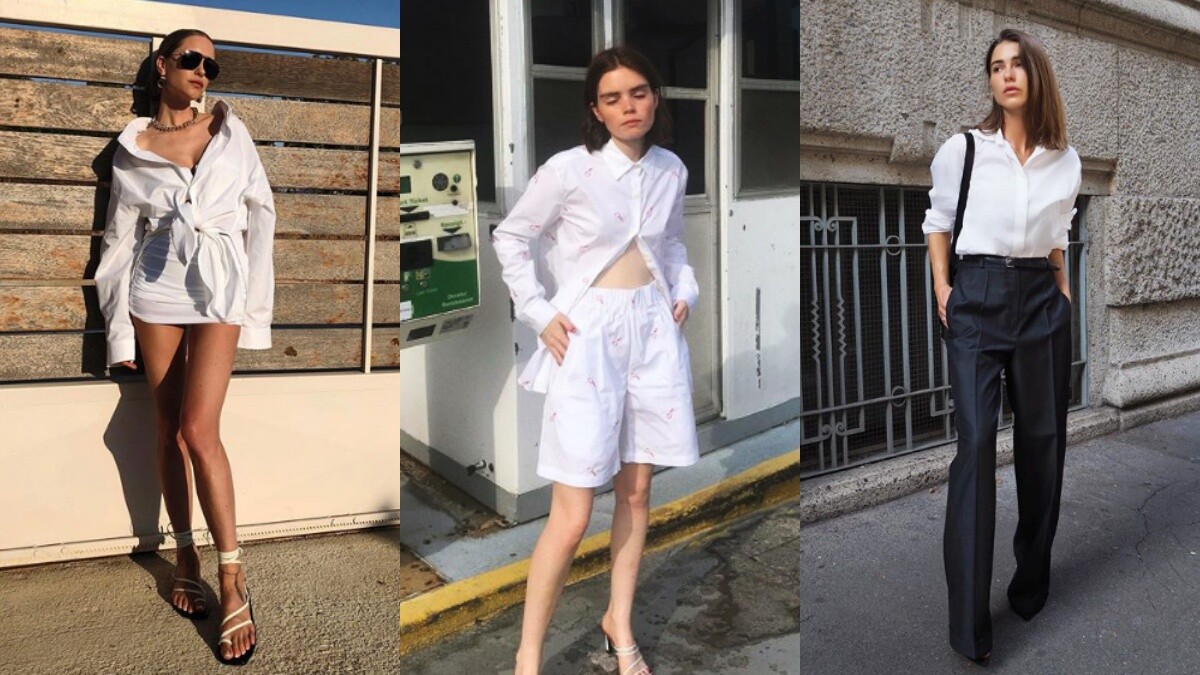 衣櫥中CP值最高的單品非襯衫莫屬！十種穿衣提案教你如何將一件白色襯衫穿出百變時髦造型！