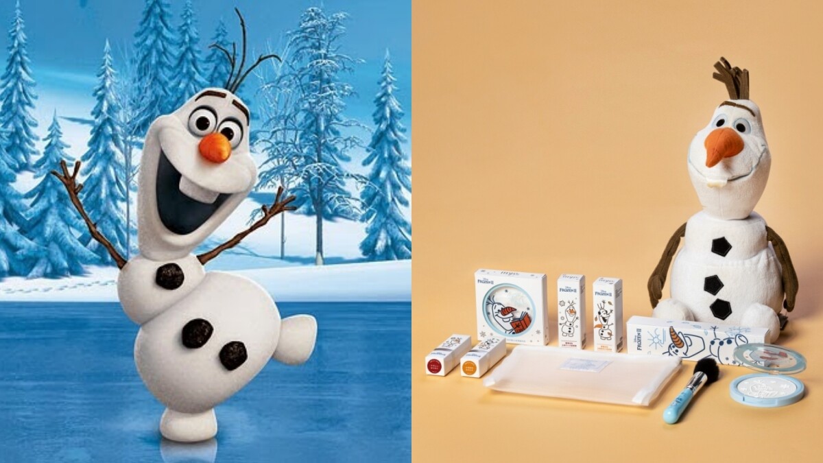 FreshO2 x 迪士尼再推《冰雪奇緣2》秋冬限量彩妝，讓超萌雪寶變成主角，搭配雪花蜜粉餅、唇膏太應景