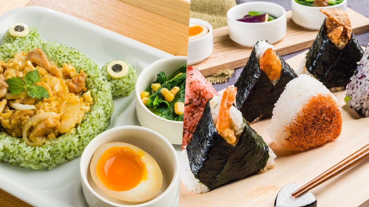 日本味十足手工飯糰！《Rice Café杓文字》插旗京站推日式丼飯、定食、超萌的青蛙餐
