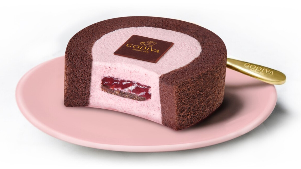 7-11獨家限量預購！GODIVA推出「紅寶石巧克力慕絲蛋糕」，夢幻粉紅色澤實在太浪漫了