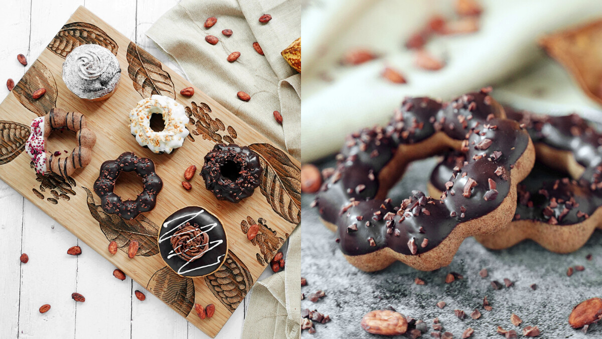 Mister Donut全新可可甜甜圈上市！首度攜手世界巧克力冠軍，打造6款巧克力波堤、可可圈