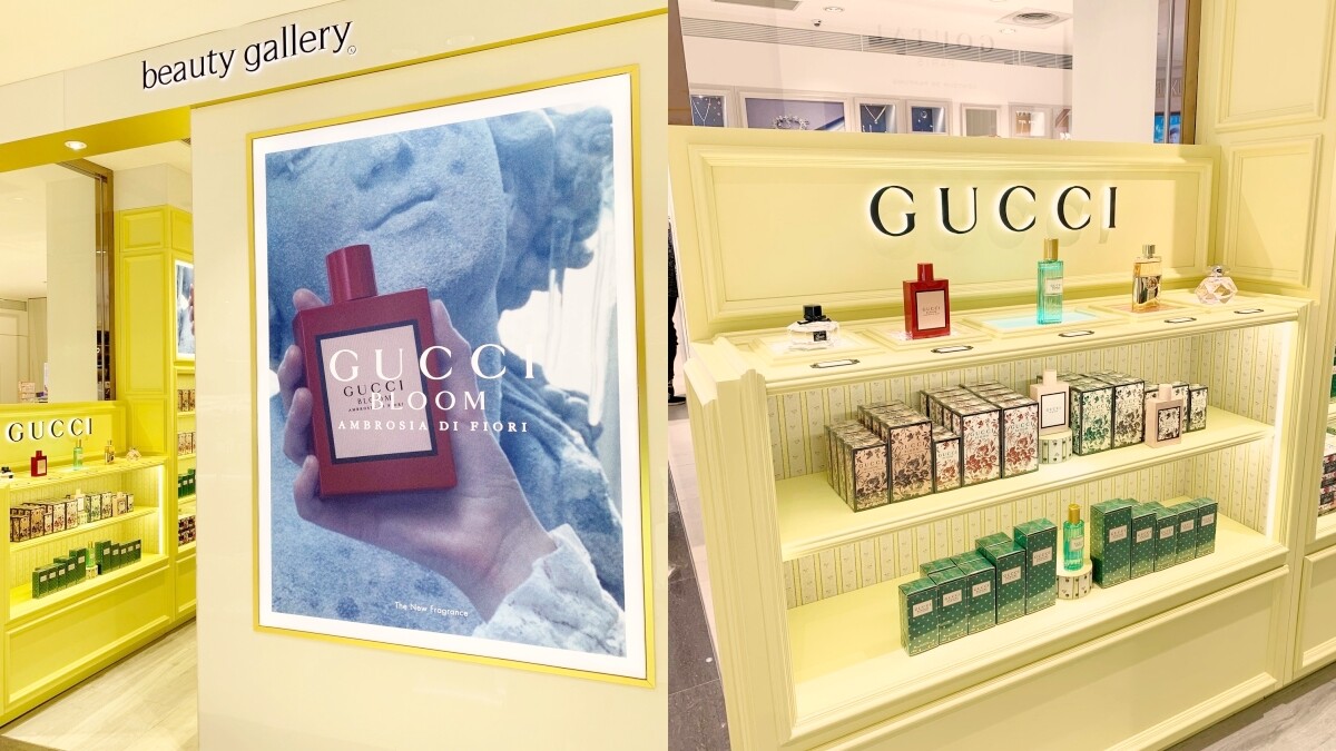 Gucci香水有專屬櫃點了！台北第一間Gucci Beauty古馳香氛概念櫃2019下半年正式登場