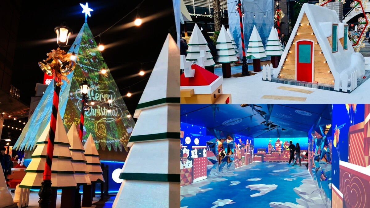 11米高光雕耶誕樹太夢幻！台南「光影耶誕冬遊西門」打造星河冰川走廊、白雪小木屋，彷彿置身北歐