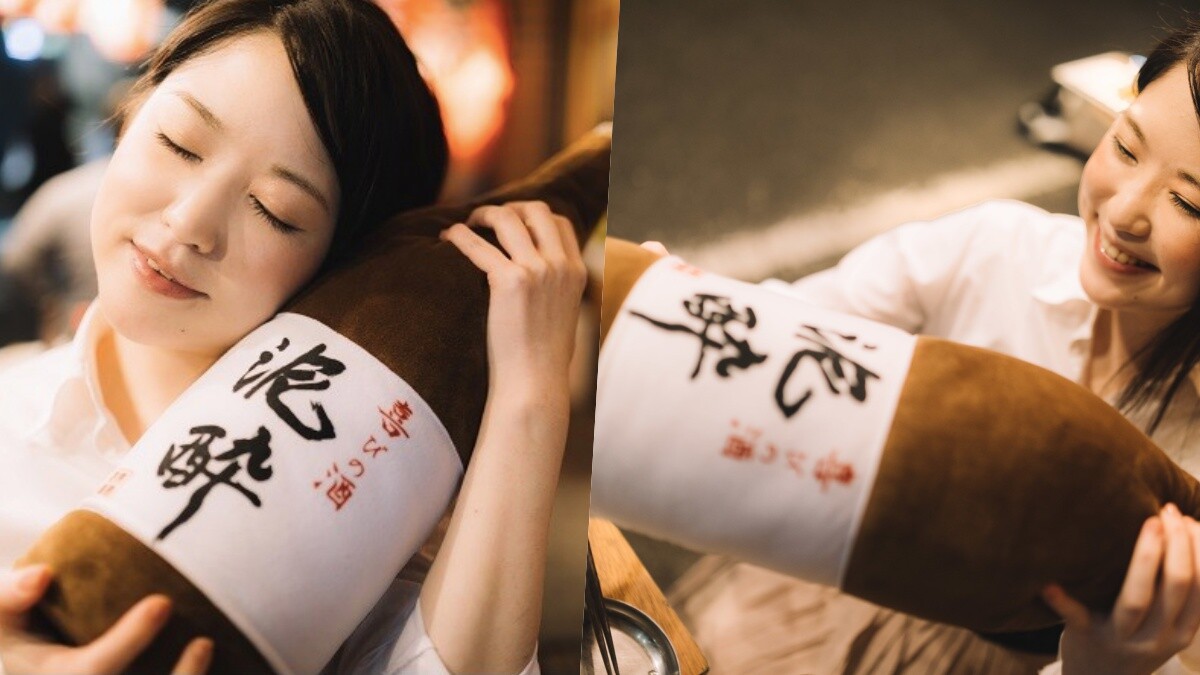 酒鬼必備！日本推「一公升酒瓶抱枕」只要抱著它就能夜夜好眠，愛喝的朋友必須擁有