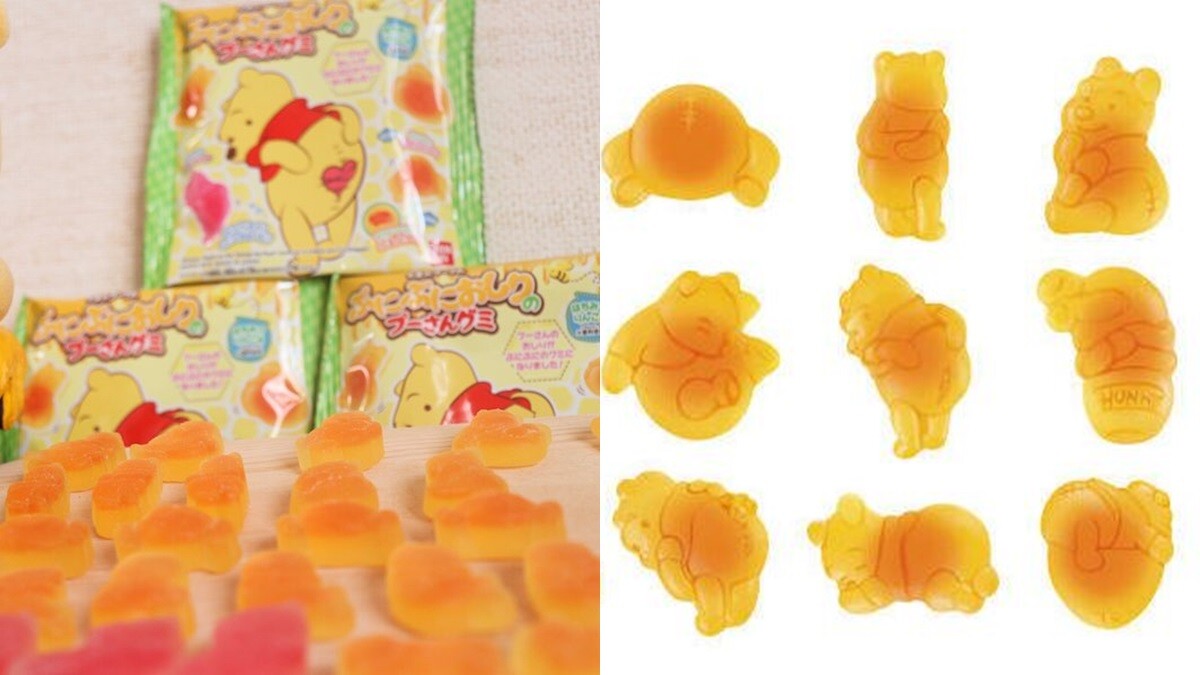 呼叫維尼控！日本推出「小熊維尼軟糖」10款超萌維尼登場，還有粉紅色限定版