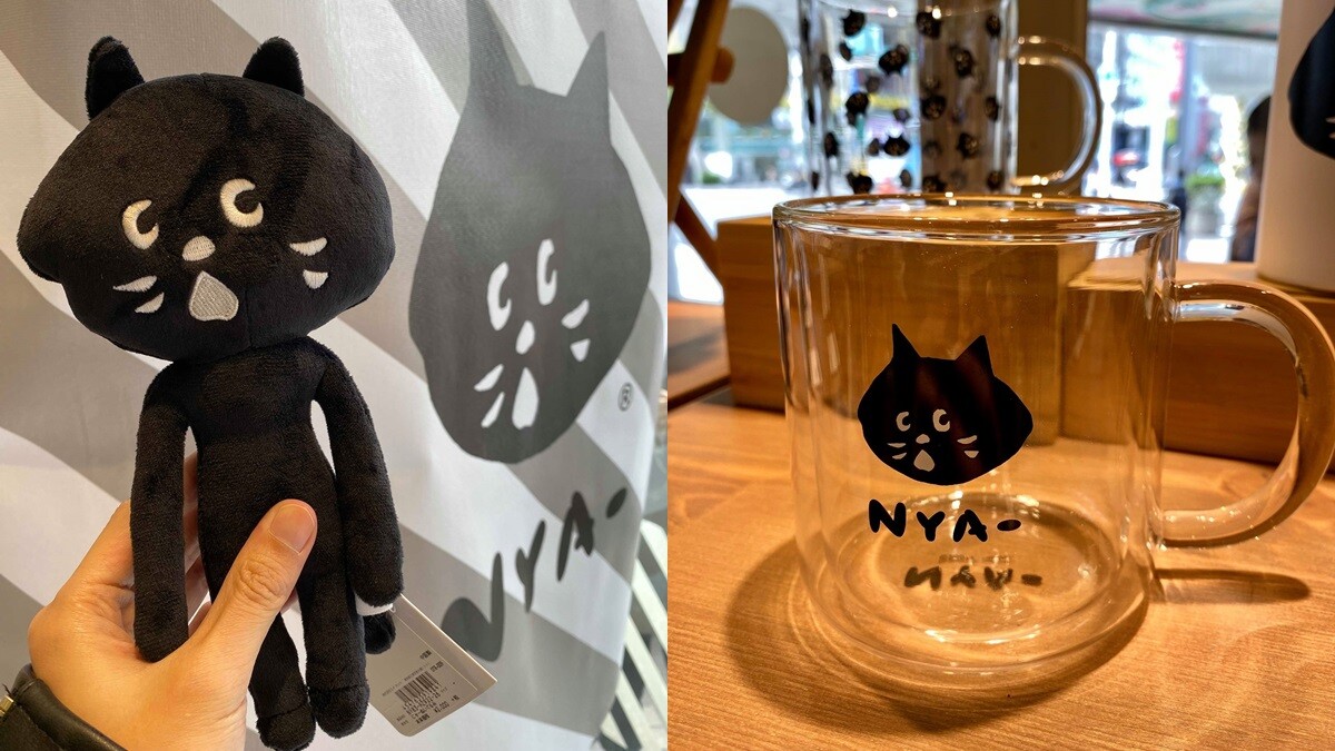 日本超人氣驚訝時髦黑貓「NYA-」來了！全台獨家快閃店降臨新光三越南西，限定商品好想全包