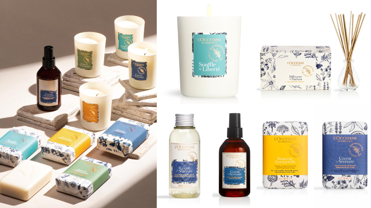 歐舒丹居家香氛登場～推出香氛蠟燭、枕巾噴霧、擴香、香氛皂，帶來滿室的療癒和美好