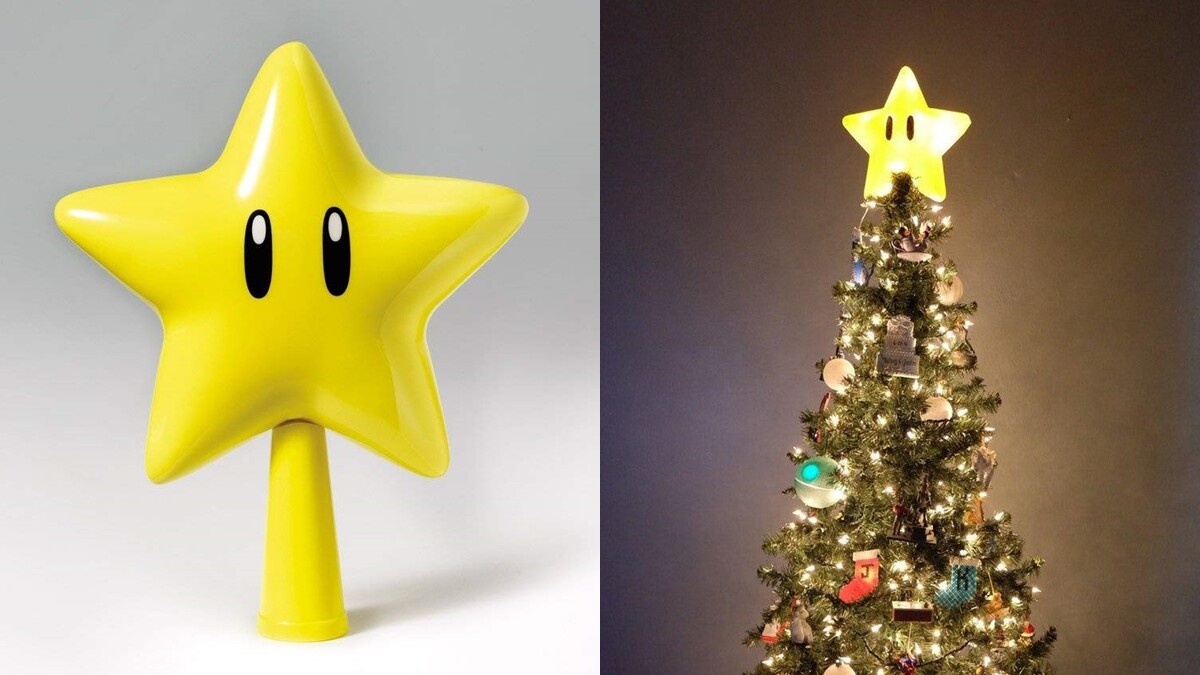 家裡一秒變電玩世界！超級瑪利歐「無敵星星聖誕樹裝飾」萌到網友瘋搶，聖誕節交換禮物就選它