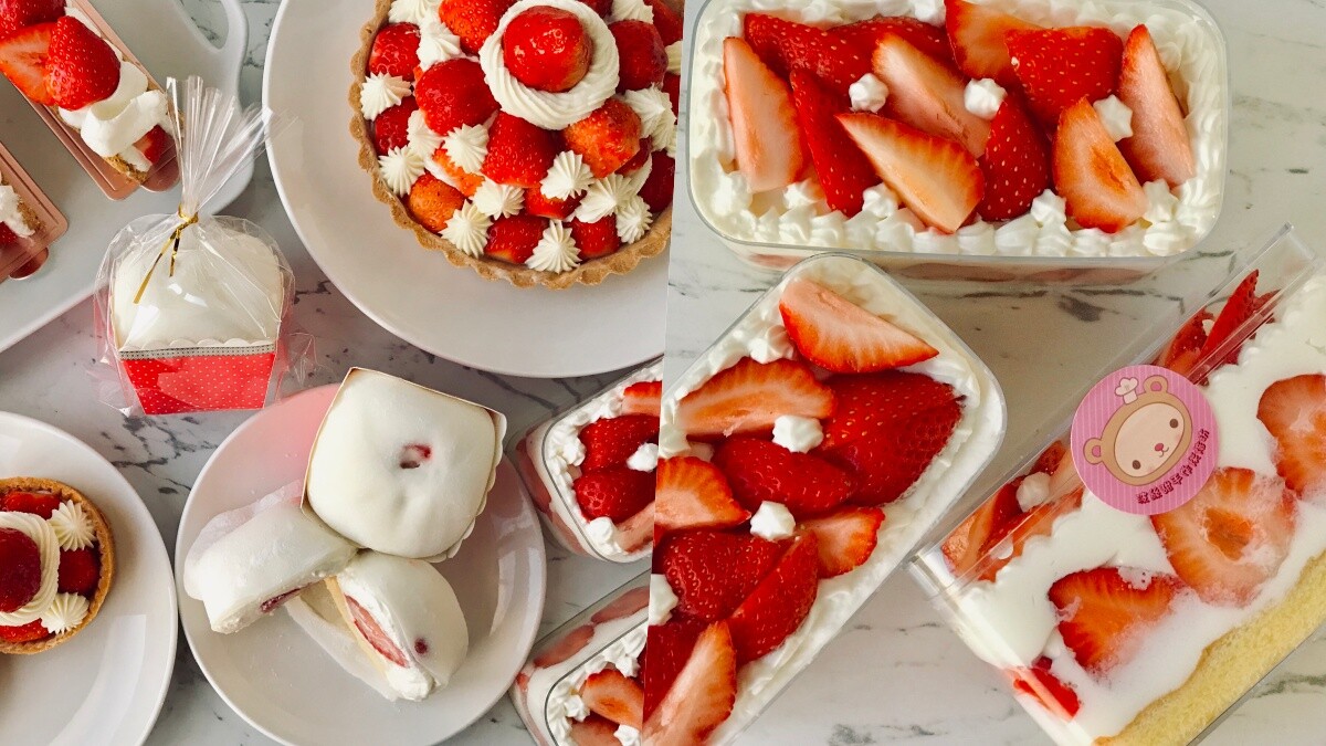 草莓控必吃！Postre波絲甜推出「草莓季甜點」，超美味的草莓巴士盒、草莓千層通通不能錯過
