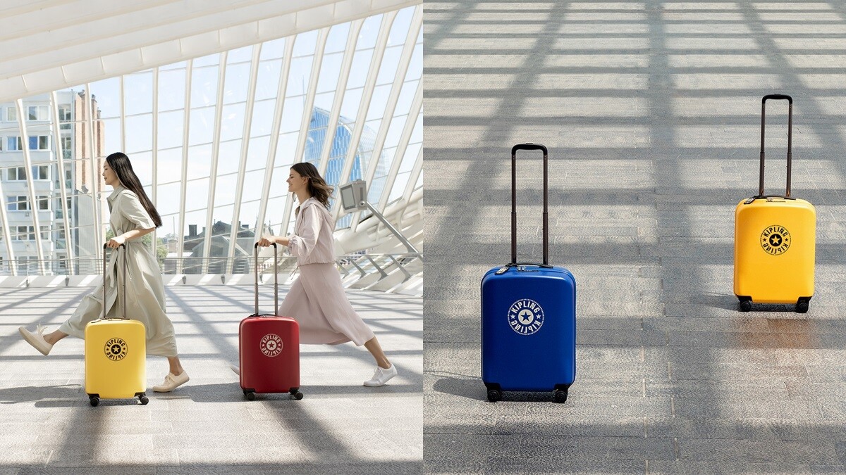Kipling首次推出硬殼行李箱！重量輕巧、TSA密碼鎖、繽紛色系…所有配備一次統整給你