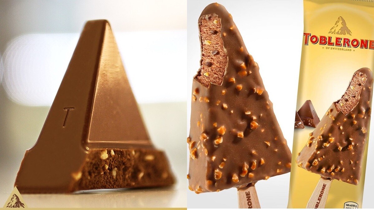 台灣也買得到！Toblerone瑞士三角巧克力化身冰淇淋，香濃巧克力與杏仁完美搭配