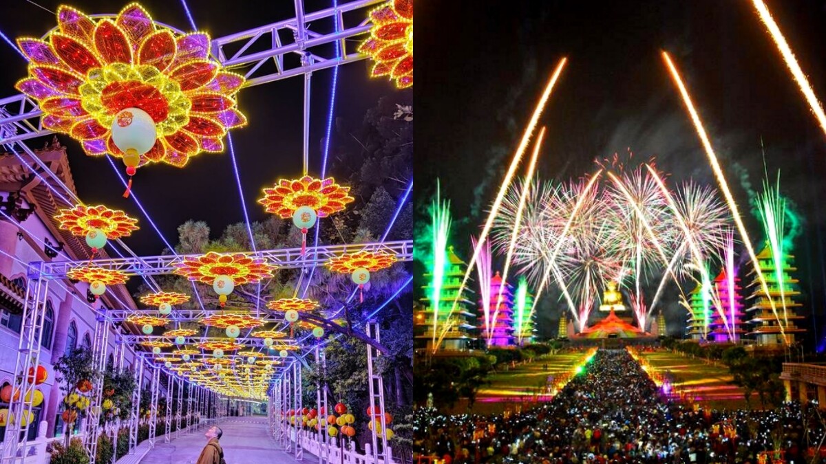 「佛光山2020年春節平安燈法會」將出動400台無人機煙火點亮夜空！科技結合佛法，打造南台灣最美燈會