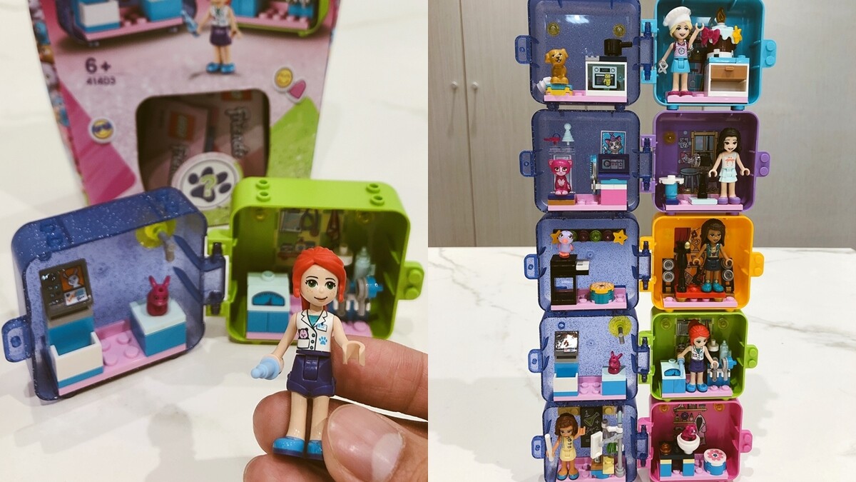 樂高全新「夢想秘密寶盒Cube」獨家開箱！5個女孩追夢故事變小巧積木，全疊在一起可愛度破表