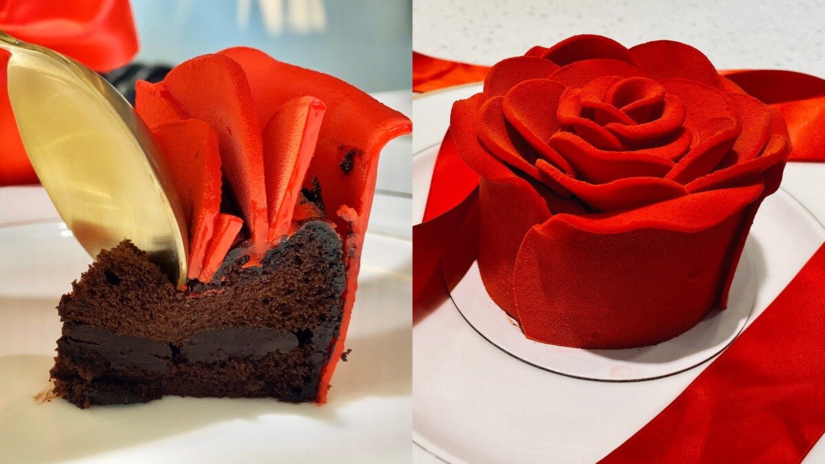 告白神器！BAC推出「玫你不可」擬真玫瑰花瓣蛋糕，情人節禮物浪漫首選