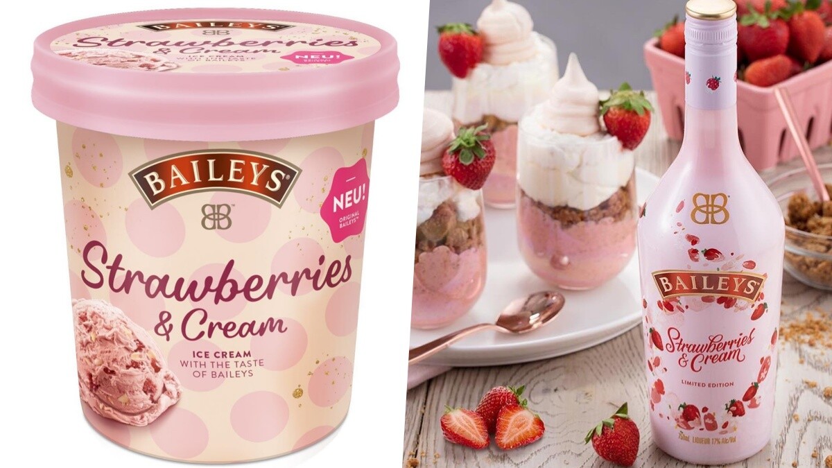 草莓限定！貝禮詩推「草莓奶酒冰淇淋」香甜草莓奶酒搭配白巧克力內餡讓人無法抗拒