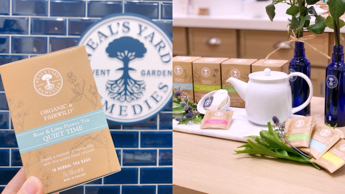 Neal’s Yard Remedies有機花草茶系列全新上市！吃完大餐、舒緩情緒、提升元氣、溫暖養生的通通有 