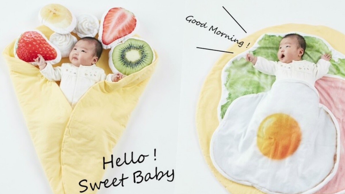 療癒滿分！日本推「寶寶可麗餅毯」奶香味十足的寶寶可麗餅好想咬一口