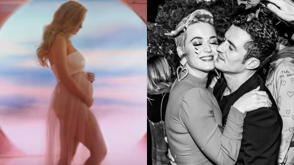 35歲凱蒂佩芮懷孕了！新歌MV驚喜摸肚皮，透露懷上奧蘭多布魯孩子