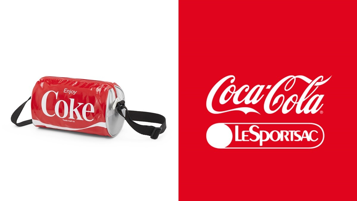 直接把可口可樂背出門！LeSportsac攜手Coca Cola推出聯名系列，經典北極熊也變萌趣