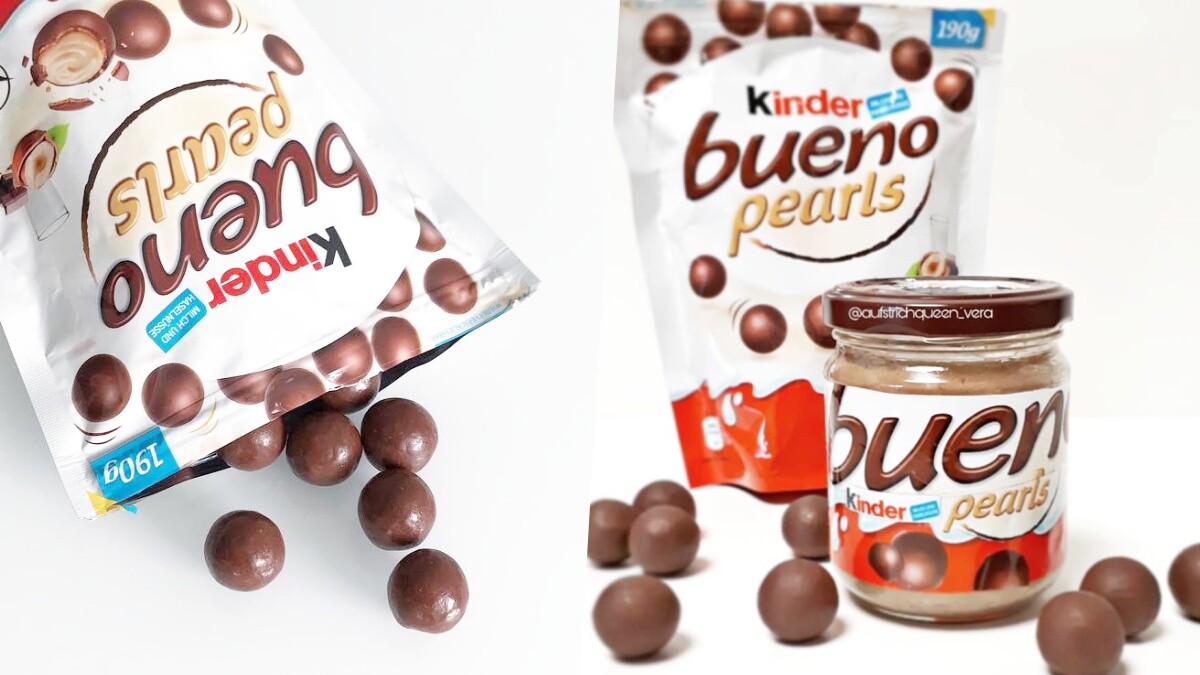 繽紛樂版麥提莎巧克力！健達推出Bueno Pearls巧克力球，濃郁榛果醬夾心超誘人