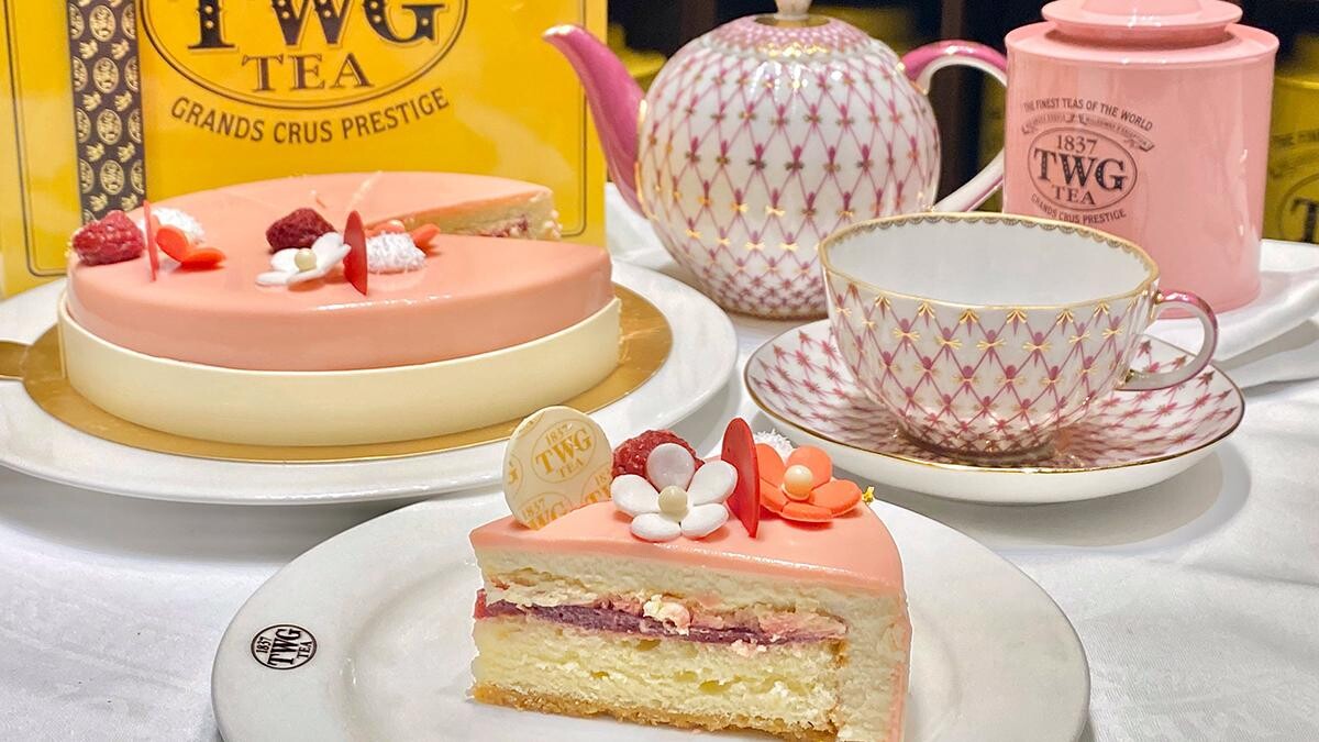 母親節限定！TWG TEA推玫瑰芬香茶慕斯蛋糕，酸甜風味粉嫩感滿分，還有母親節禮盒登場