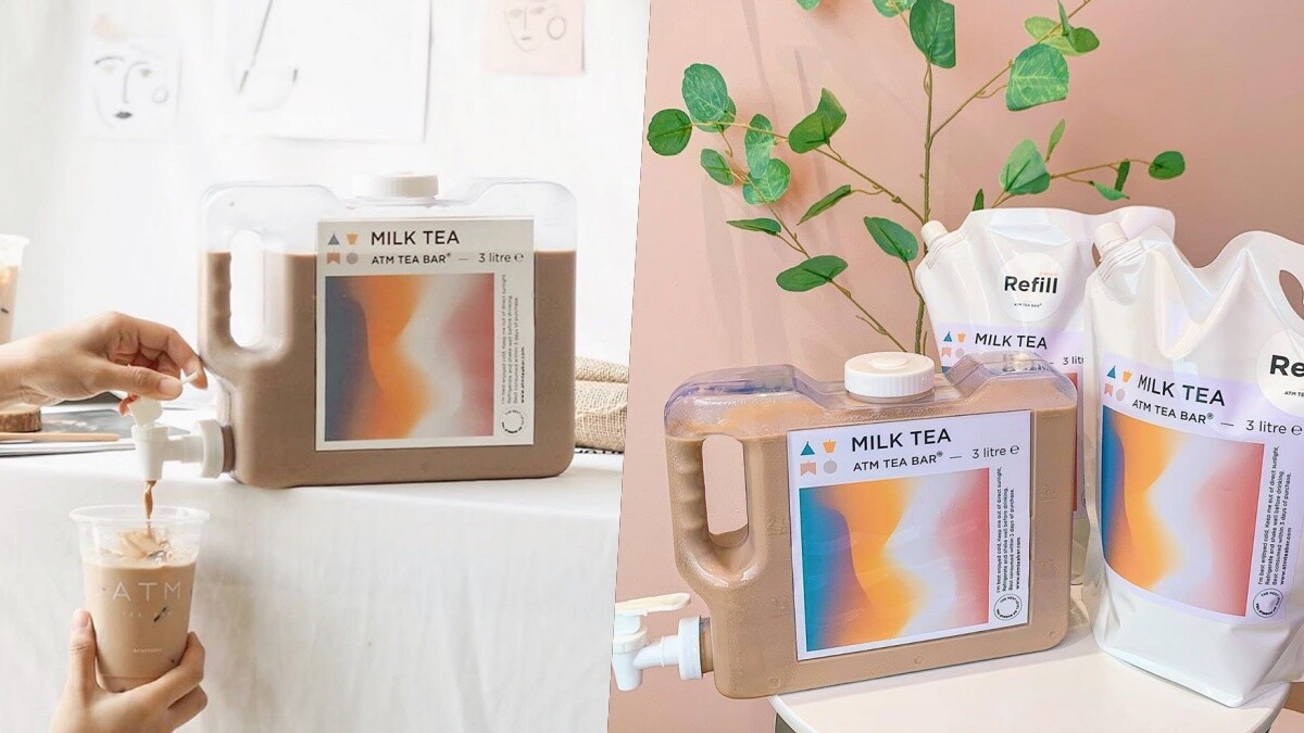 奶茶控有福了！泰國Atm Tea Bar推3公升奶茶飲水機家中也可以盡情喝奶茶
