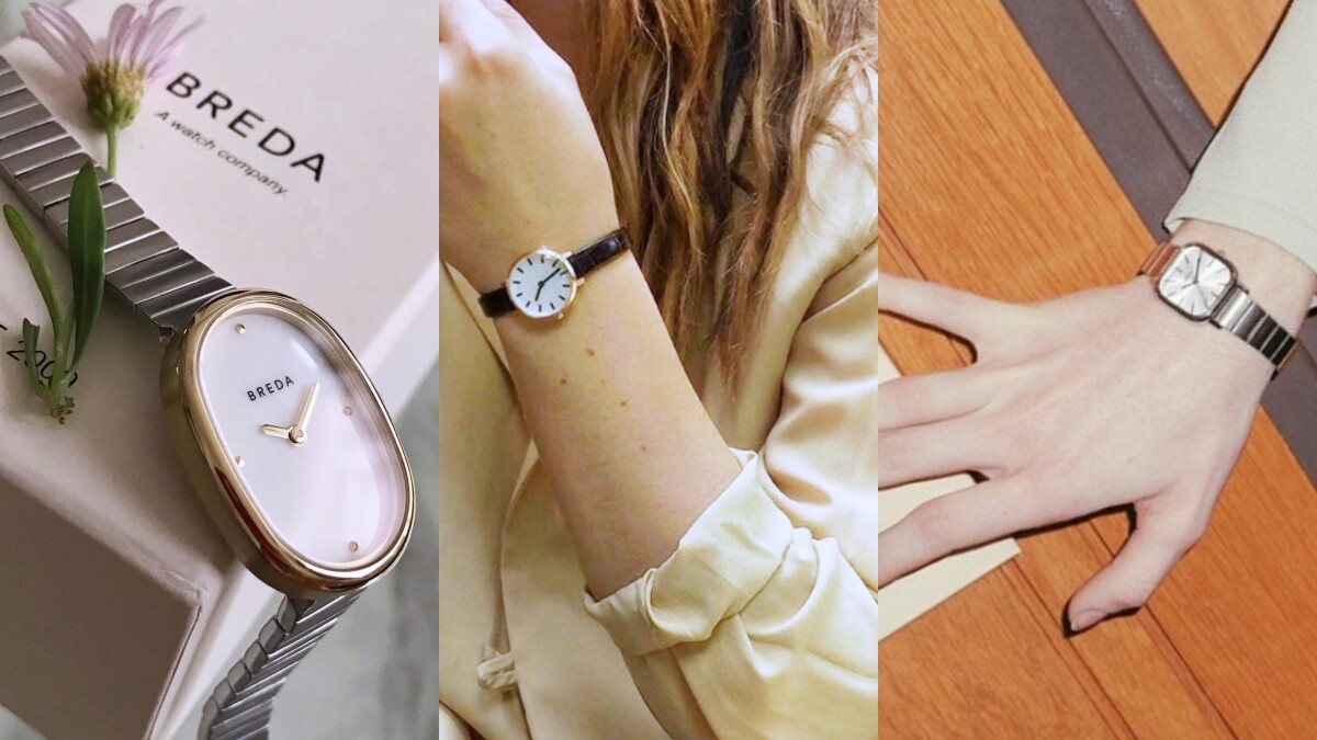 小資女必收！享譽美國版DW稱號的小眾手錶品牌Breda，質感和設計都在CP值之上！