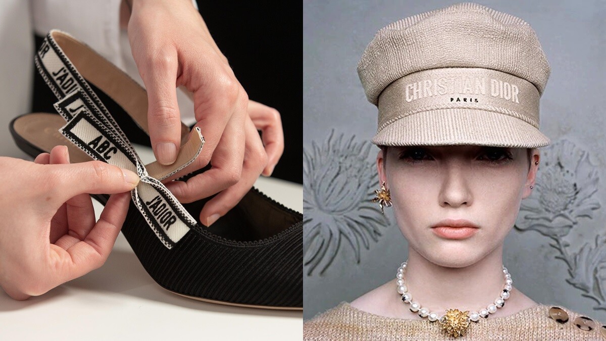 Dior ABCDior訂製服務更加完整！不只馬鞍包、Lady D-Lite，現在J’adior緞帶鞋和報童帽也能打造專屬風格