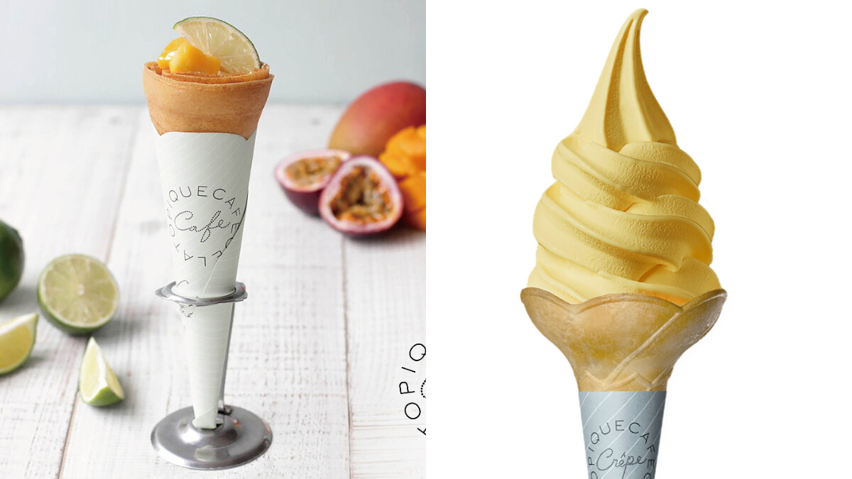 gelato pique café推出夏季新口味「芒果百匯可麗餅」！加碼蜷尾家聯名「愛文芒果霜淇淋」