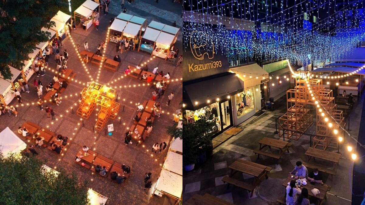 全台最美夜市！台中「富地市場」宣布進駐草悟廣場，日式木作攤位、浪漫燈光點綴，讓你從白天逛到晚上