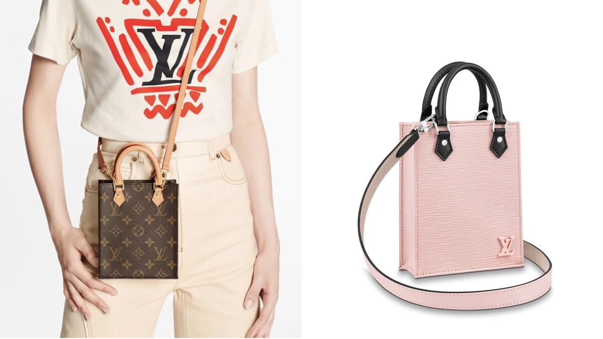 繼Balenciaga手機袋、CELINE Cabas手袋，LV也推出Monogram老花、櫻花粉、經典黑迷你托特袋